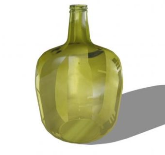 玻璃花瓶家居摆件SU模型下载_sketchup草图大师SKP模型