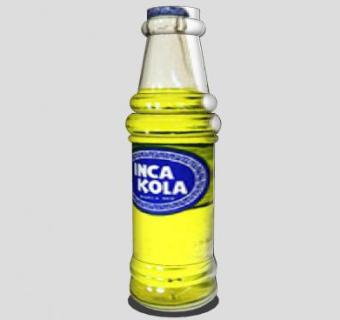 秘鲁瓶装印加可乐SU模型下载_sketchup草图大师SKP模型
