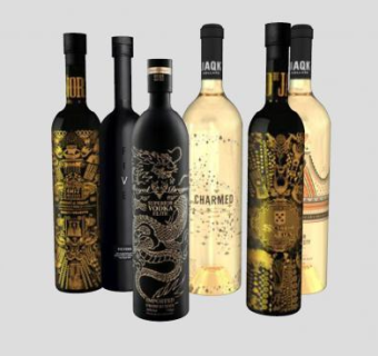 威士忌洋酒标签酒瓶SU模型下载_sketchup草图大师SKP模型