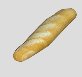 法棍面包SU模型下载_sketchup草图大师SKP模型