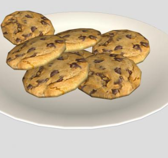 茶点饼干小吃SU模型下载_sketchup草图大师SKP模型