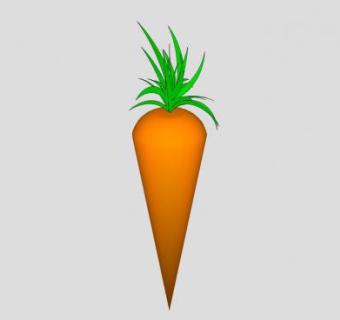 红萝卜蔬菜SU模型下载_sketchup草图大师SKP模型