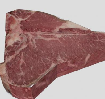 生牛排食物SU模型下载_sketchup草图大师SKP模型