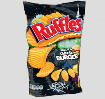 莱芙士薯片包装袋SU模型下载_sketchup草图大师SKP模型