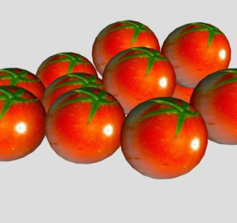 11个西红柿蔬菜SU模型下载_sketchup草图大师SKP模型