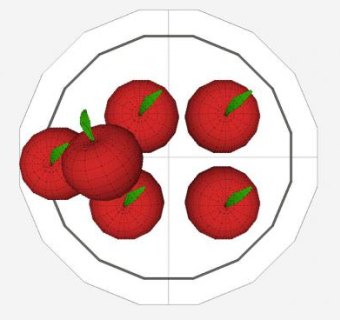 一盘子红苹果SU模型下载_sketchup草图大师SKP模型