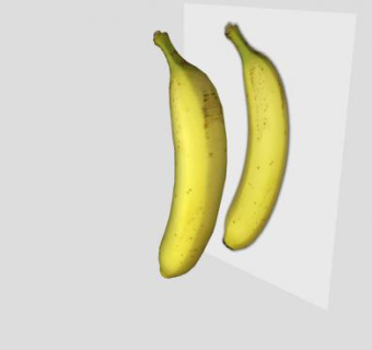 一根黄色香蕉SU模型下载_sketchup草图大师SKP模型