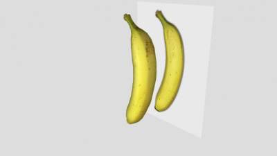 一根黄色香蕉SU模型下载_sketchup草图大师SKP模型