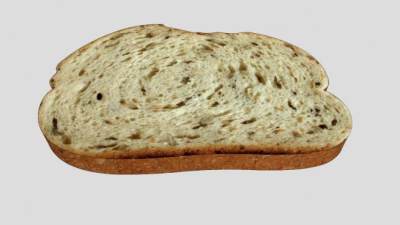 一片面包片SU模型下载_sketchup草图大师SKP模型