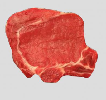 生肉排2D图片SU模型下载_sketchup草图大师SKP模型