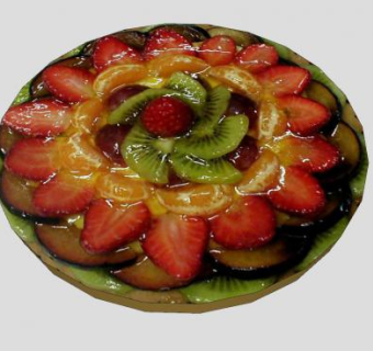 什锦水果派SU模型下载_sketchup草图大师SKP模型