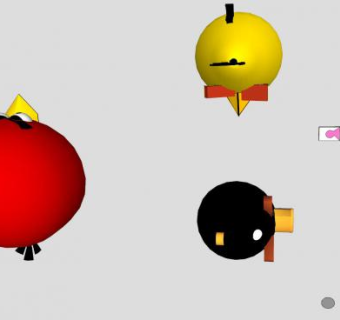 愤怒的小鸟玩具SU模型下载_sketchup草图大师SKP模型