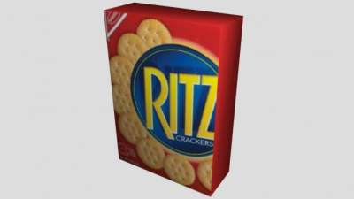 咸饼干零食包装SU模型下载_sketchup草图大师SKP模型