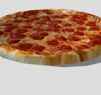 香肠披萨饼SU模型下载_sketchup草图大师SKP模型