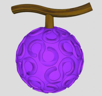 《海贼王》恶魔果实SU模型下载_sketchup草图大师SKP模型