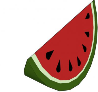 西瓜片水果SU模型下载_sketchup草图大师SKP模型
