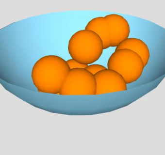一大碗奶酪泡芙SU模型下载_sketchup草图大师SKP模型