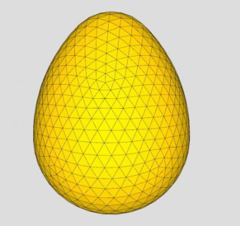 金色的蛋SU模型下载_sketchup草图大师SKP模型