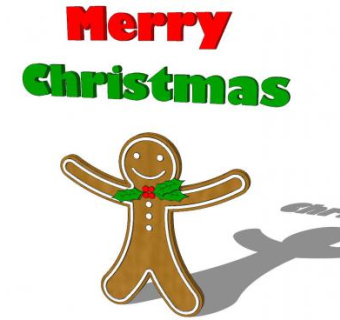 圣诞姜饼人饼干SU模型下载_sketchup草图大师SKP模型