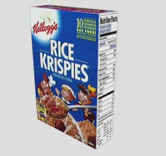 麦片盒零食SU模型下载_sketchup草图大师SKP模型