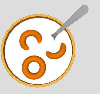 牛奶冲泡食物SU模型下载_sketchup草图大师SKP模型