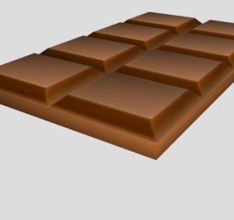 8块巧克力块SU模型下载_sketchup草图大师SKP模型