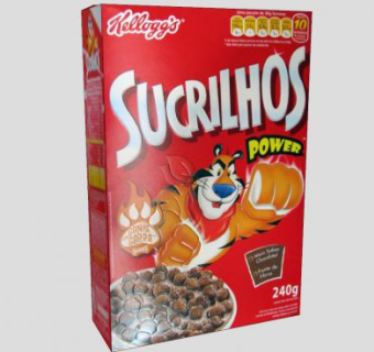 凯洛格红色麦片盒食品SU模型下载_sketchup草图大师SKP模型