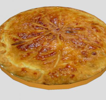 茶点王饼小吃SU模型下载_sketchup草图大师SKP模型