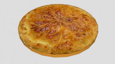 茶点王饼小吃SU模型下载_sketchup草图大师SKP模型