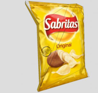 原味土豆味薯片包装SU模型下载_sketchup草图大师SKP模型