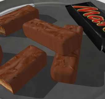 巧克力威化饼零食SU模型下载_sketchup草图大师SKP模型