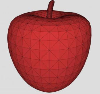 红色苹果建模SU模型下载_sketchup草图大师SKP模型