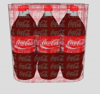 6瓶可口可乐汽水SU模型下载_sketchup草图大师SKP模型