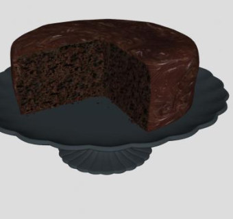巧克力蛋糕SU模型下载_sketchup草图大师SKP模型