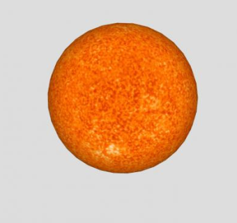 一颗橙子水果SU模型下载_sketchup草图大师SKP模型