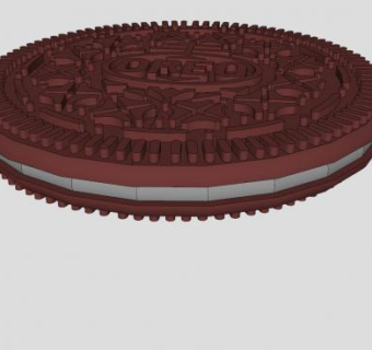 奥利奥甜奶油夹心饼干SU模型下载_sketchup草图大师SKP模型