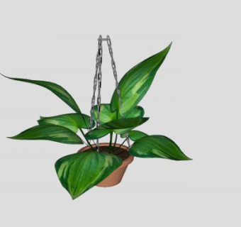 植物玻璃悬疑花架SU模型下载_sketchup草图大师SKP模型