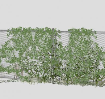 植物网格花架SU模型下载_sketchup草图大师SKP模型