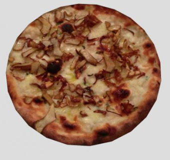 自制披萨饼SU模型下载_sketchup草图大师SKP模型