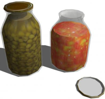 腌制蜜饯食品SU模型下载_sketchup草图大师SKP模型