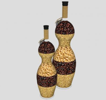 谷物储存瓶SU模型下载_sketchup草图大师SKP模型