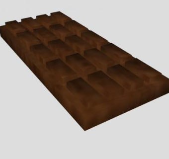 巧克力块SU模型下载_sketchup草图大师SKP模型