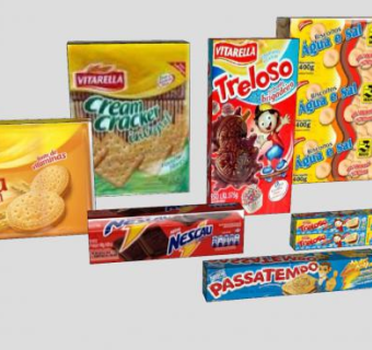 纸盒包装饼干系列SU模型下载_sketchup草图大师SKP模型