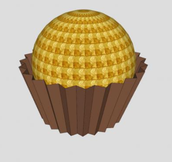 费列罗巧克力SU模型下载_sketchup草图大师SKP模型