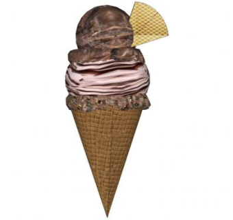 冰淇淋威化饼甜筒SU模型下载_sketchup草图大师SKP模型