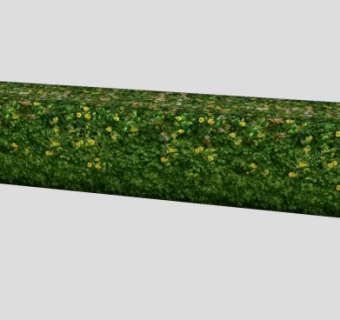 现代灌木篱笆SU模型下载_sketchup草图大师SKP模型