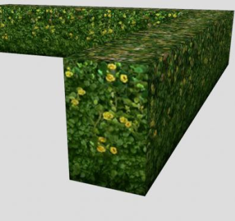 城市灌木树篱SU模型下载_sketchup草图大师SKP模型