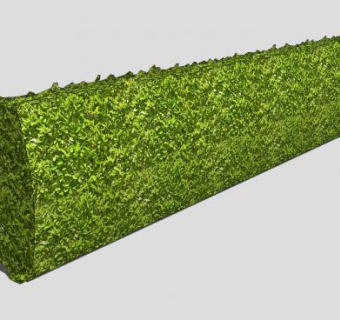 现代3D树篱SU模型下载_sketchup草图大师SKP模型