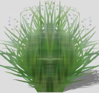 2D水彩灌木SU模型下载_sketchup草图大师SKP模型