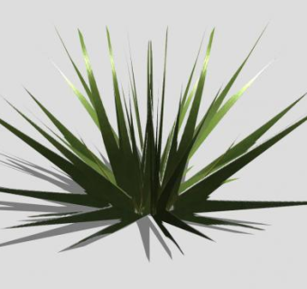 3D低多边形草SU模型下载_sketchup草图大师SKP模型